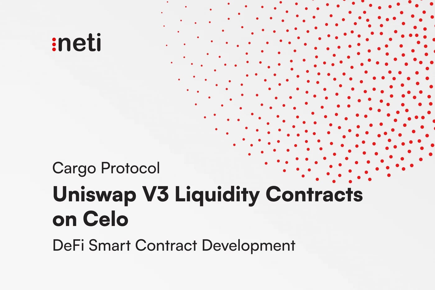 Cargo Protocol: DeFi smart contract development on Celo