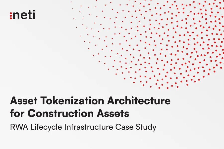 Asset tokenization platform architecture case study for BOHM, showing Neti’s RWA lifecycle infrastructure concept for construction and real estate.