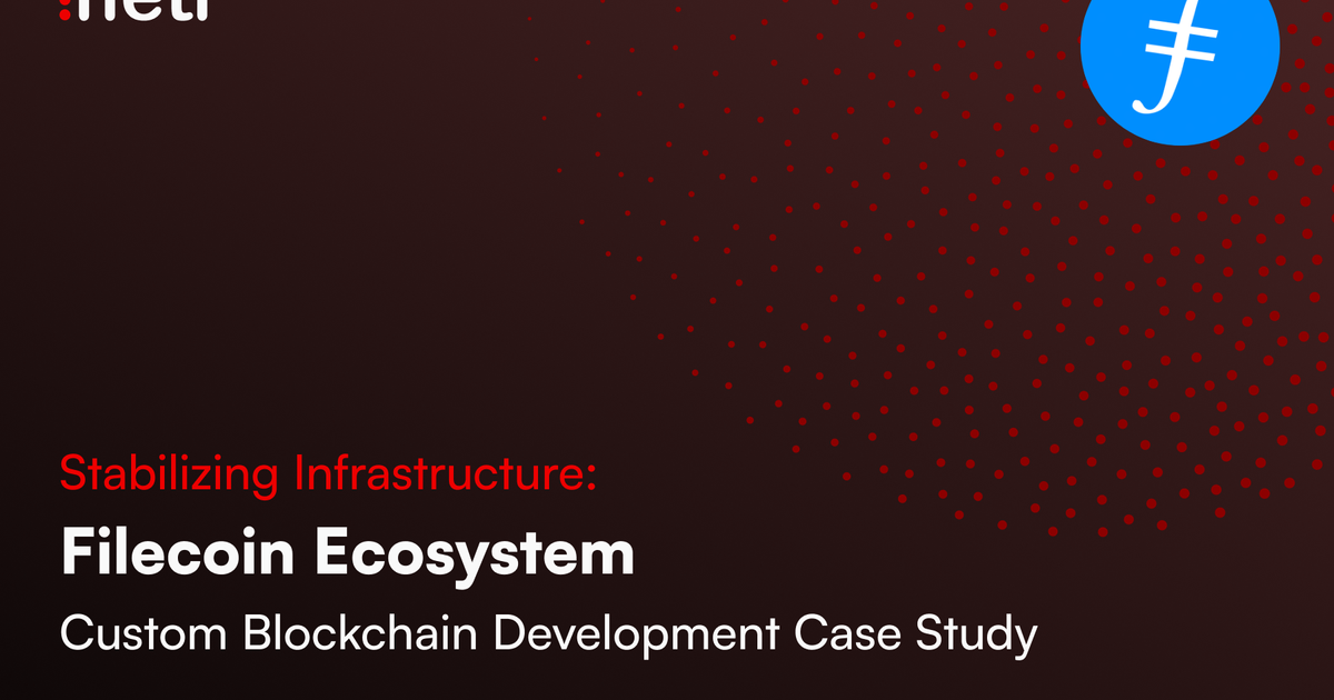 Stabilizing Filecoin Infrastructure via Custom Blockchain